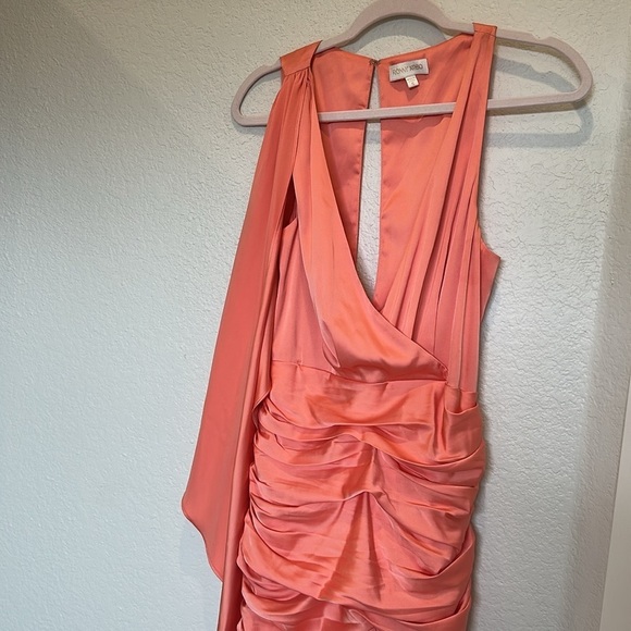 Ronny Kobo Collection Coral Morgan Ruched Cocktail Dress - Picture 11 of 12